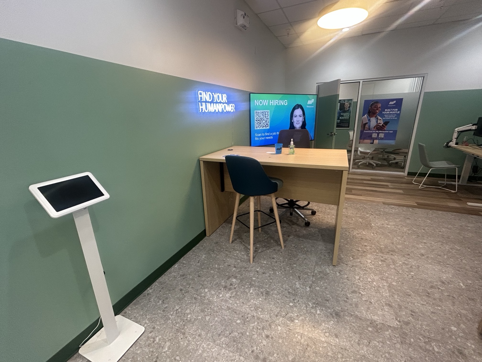 Reception area